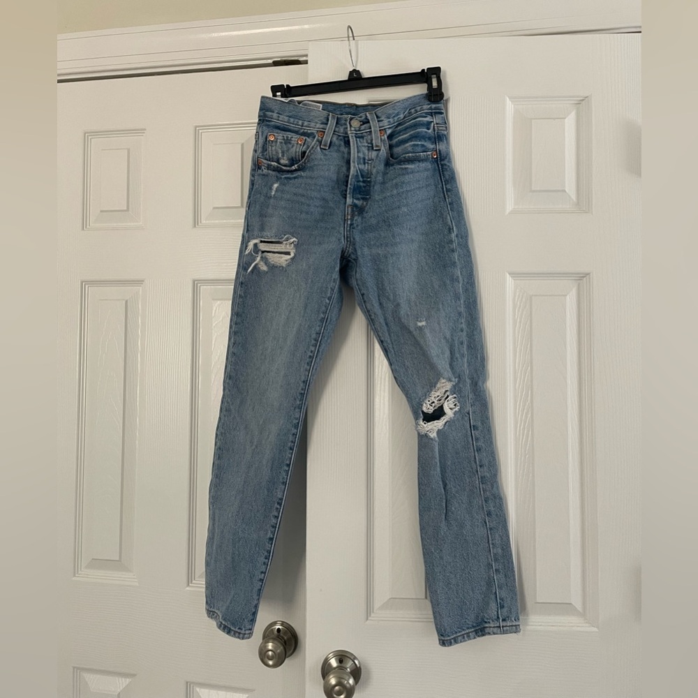 Levi's Blue Straight Leg Women's Jeans